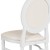 Flash Furniture LE-W-W-MON-GG Hercules King Chair with White Vinyl Back and Seat and White Frame addl-9