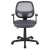 Flash Furniture LF-118P-T-GY-GG Mid-Back Gray Mesh Swivel Ergonomic Task Office Chair with Arms addl-10