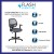Flash Furniture LF-118P-T-GY-GG Mid-Back Gray Mesh Swivel Ergonomic Task Office Chair with Arms addl-3