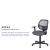 Flash Furniture LF-118P-T-GY-GG Mid-Back Gray Mesh Swivel Ergonomic Task Office Chair with Arms addl-4