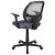 Flash Furniture LF-118P-T-GY-GG Mid-Back Gray Mesh Swivel Ergonomic Task Office Chair with Arms addl-7