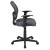 Flash Furniture LF-118P-T-GY-GG Mid-Back Gray Mesh Swivel Ergonomic Task Office Chair with Arms addl-9