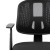 Flash Furniture LF-134-A-BK-GG Mid-Back Black Mesh Swivel Task Office Chair with Pivot Back and Arms addl-8