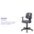 Flash Furniture LF-134-A-GY-GG Mid-Back Gray Mesh Swivel Task Office Chair with Pivot Back and Arms addl-4