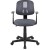 Flash Furniture LF-134-A-GY-GG Mid-Back Gray Mesh Swivel Task Office Chair with Pivot Back and Arms addl-7