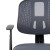 Flash Furniture LF-134-A-GY-GG Mid-Back Gray Mesh Swivel Task Office Chair with Pivot Back and Arms addl-8