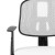 Flash Furniture LF-134-A-WH-GG Mid-Back White Mesh Swivel Task Office Chair with Pivot Back and Arms addl-8