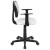 Flash Furniture LF-134-A-WH-GG Mid-Back White Mesh Swivel Task Office Chair with Pivot Back and Arms addl-9
