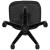 Flash Furniture LF-134-BK-GG Mid-Back Black Mesh Swivel Task Office Chair with Pivot Back addl-12