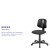 Flash Furniture LF-134-BK-GG Mid-Back Black Mesh Swivel Task Office Chair with Pivot Back addl-4