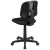 Flash Furniture LF-134-BK-GG Mid-Back Black Mesh Swivel Task Office Chair with Pivot Back addl-7