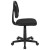 Flash Furniture LF-134-BK-GG Mid-Back Black Mesh Swivel Task Office Chair with Pivot Back addl-9