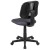 Flash Furniture LF-134-GY-GG Mid-Back Gray Mesh Swivel Task Office Chair with Pivot Back addl-7