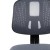 Flash Furniture LF-134-GY-GG Mid-Back Gray Mesh Swivel Task Office Chair with Pivot Back addl-8