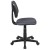 Flash Furniture LF-134-GY-GG Mid-Back Gray Mesh Swivel Task Office Chair with Pivot Back addl-9