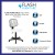 Flash Furniture LF-134-WH-GG Mid-Back White Mesh Swivel Task Office Chair with Pivot Back addl-3