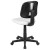 Flash Furniture LF-134-WH-GG Mid-Back White Mesh Swivel Task Office Chair with Pivot Back addl-7
