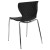 Flash Furniture LF-7-07C-BLK-GG Contemporary Design Black Plastic Stack Chair addl-6