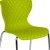 Flash Furniture LF-7-07C-CGRN-GG Contemporary Design Citrus Green Plastic Stack Chair addl-10