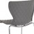 Flash Furniture LF-7-07C-GRY-GG Contemporary Design Gray Plastic Stack Chair addl-7