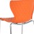 Flash Furniture LF-7-07C-ORNG-GG Contemporary Design Orange Plastic Stack Chair addl-9