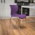 Flash Furniture LF-7-07C-PUR-GG Contemporary Design Purple Plastic Stack Chair addl-1