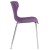 Flash Furniture LF-7-07C-PUR-GG Contemporary Design Purple Plastic Stack Chair addl-8