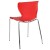 Flash Furniture LF-7-07C-RED-GG Contemporary Design Red Plastic Stack Chair addl-5
