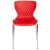 Flash Furniture LF-7-07C-RED-GG Contemporary Design Red Plastic Stack Chair addl-8