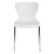Flash Furniture LF-7-07C-WH-GG Contemporary Design White Plastic Stack Chair addl-8