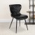 Flash Furniture LF-9-07A-BLK-GG Contemporary Upholstered Chair in Black Vinyl addl-1
