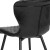 Flash Furniture LF-9-07A-BLK-GG Contemporary Upholstered Chair in Black Vinyl addl-9