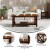 Flash Furniture LFS-2007-WAL-GG Farmhouse Style Wood Coffee Table with X-Frame Design and Lower Shelf, Walnut addl-3
