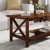 Flash Furniture LFS-2007-WAL-GG Farmhouse Style Wood Coffee Table with X-Frame Design and Lower Shelf, Walnut addl-5