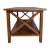 Flash Furniture LFS-2007-WAL-GG Farmhouse Style Wood Coffee Table with X-Frame Design and Lower Shelf, Walnut addl-7