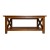 Flash Furniture LFS-2007-WAL-GG Farmhouse Style Wood Coffee Table with X-Frame Design and Lower Shelf, Walnut addl-8