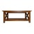 Flash Furniture LFS-2007-WAL-GG Farmhouse Style Wood Coffee Table with X-Frame Design and Lower Shelf, Walnut addl-8