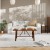 Flash Furniture LFS-2013-WAL-GG Walnut Wood Farmhouse Coffee Table, Trestle Style Accent Table  addl-1