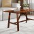 Flash Furniture LFS-2013-WAL-GG Walnut Wood Farmhouse Coffee Table, Trestle Style Accent Table  addl-5