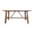 Flash Furniture LFS-2013-WAL-GG Walnut Wood Farmhouse Coffee Table, Trestle Style Accent Table  addl-8