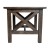 Flash Furniture LFS-4002-DKGRY-GG Farmhouse Style Wood End Table with X-Frame Design, Walnut addl-7
