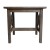 Flash Furniture LFS-4002-DKGRY-GG Farmhouse Style Wood End Table with X-Frame Design, Walnut addl-8