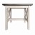 Flash Furniture LFS-4002-GRYWHT-GG Farmhouse Style Wood End Table with X-Frame Design, Acacia Gray and Rustic White addl-8