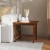Flash Furniture LFS-4002-WAL-GG Farmhouse Style Wood End Table with X-Frame Design, Walnut addl-1