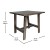 Flash Furniture LFS-4005-DKGRY-GG Dark Gray Wood Farmhouse End Table, Trestle Style Accent Table  addl-4