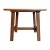 Flash Furniture LFS-4005-WAL-GG Walnut Wood Farmhouse End Table, Trestle Style Accent Table  addl-8