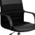 Flash Furniture LF-W-61B-2-GG Mid-Back Black LeatherSoft and Mesh Swivel Task Office Chair with Arms addl-10