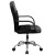 Flash Furniture LF-W-61B-2-GG Mid-Back Black LeatherSoft and Mesh Swivel Task Office Chair with Arms addl-8