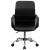 Flash Furniture LF-W-61B-2-GG Mid-Back Black LeatherSoft and Mesh Swivel Task Office Chair with Arms addl-9