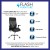 Flash Furniture LF-W-83A-GG High Back Ergonomic Office Chair with Contemporary Mesh Design, Black/White addl-3